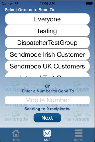 Sendmode ZA screenshot 2