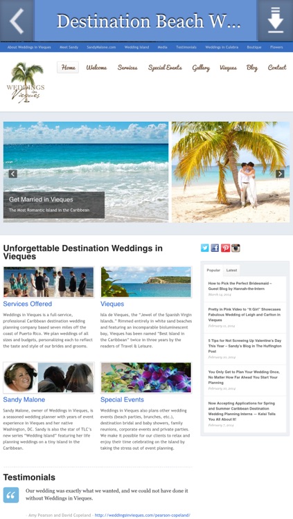 Destination Beach Weddings