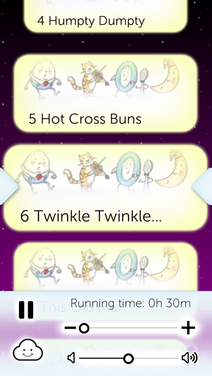 Baby White Noise generator + Nursery Rhymes music