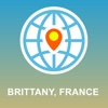 Brittany, France Map - Offline Map, POI, GPS, Directions
