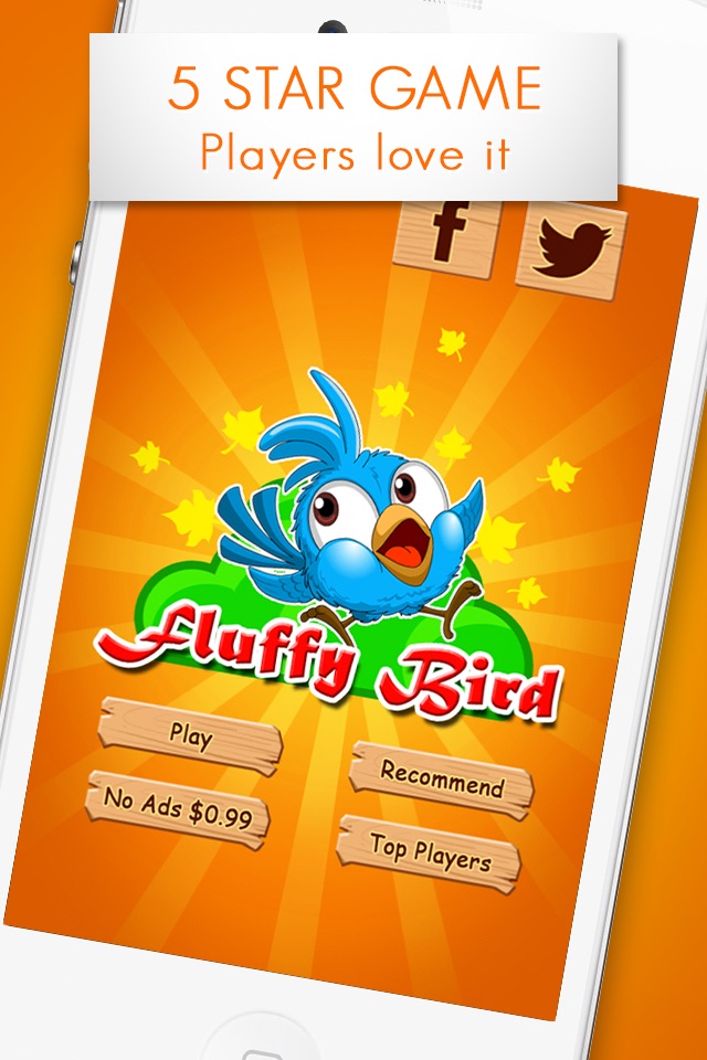 Flappy Bird: Cute birdie with tiny wings - FREE screenshot 3