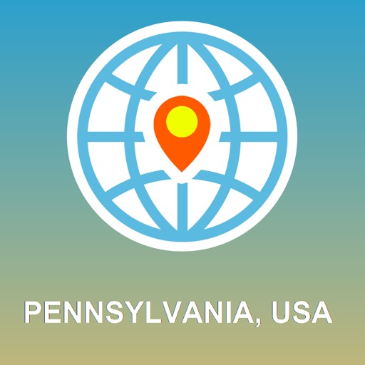 Pennsylvania, USA Map - Offline Map, POI, GPS, Directions