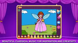 Game screenshot Princess Fairy Ballerina Color Salon: Fun Ballet Dancers Princesses Fairies Coloring Book for Kids and Girls apk