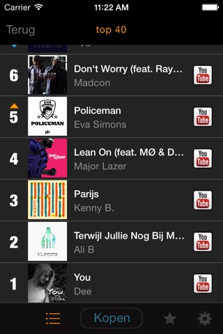 my9 Top 40 : NL hitlijsten screenshot 3