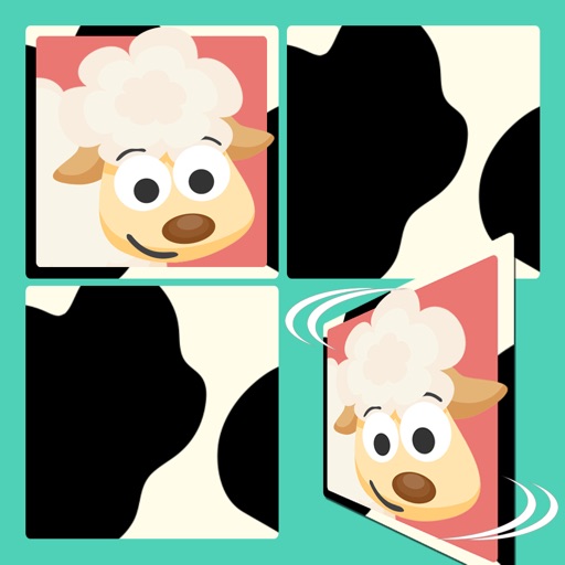 Free Play with Farm Animals Cartoon Memo Game for toddlers and preschoolers iOS App