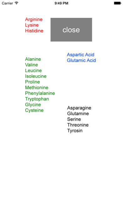 How to cancel & delete Learn Amino Acids from iphone & ipad 3