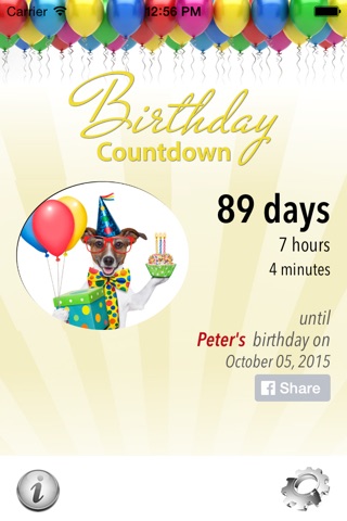 Free Birthday Countdown screenshot 2