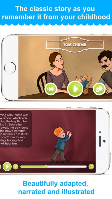 How to cancel & delete Tom Thumb - Narrated Children Story from iphone & ipad 1