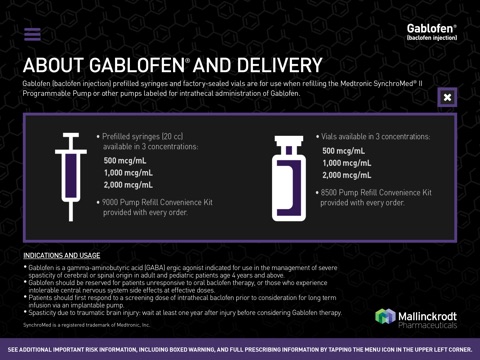 Gablofen® Refill Resource screenshot 3