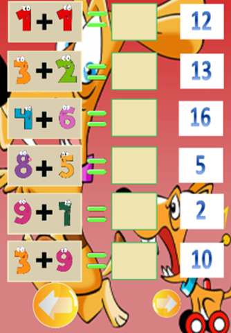 Math fact games English number practice education for kids screenshot 3