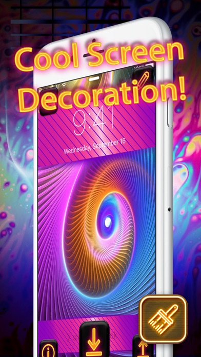 How to cancel & delete Cool Neon Wallpapers – Glowing and Sparkling Background.s for Retina Home Screen Free from iphone & ipad 3