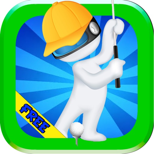 Stick Man Mega Golf Free Icon