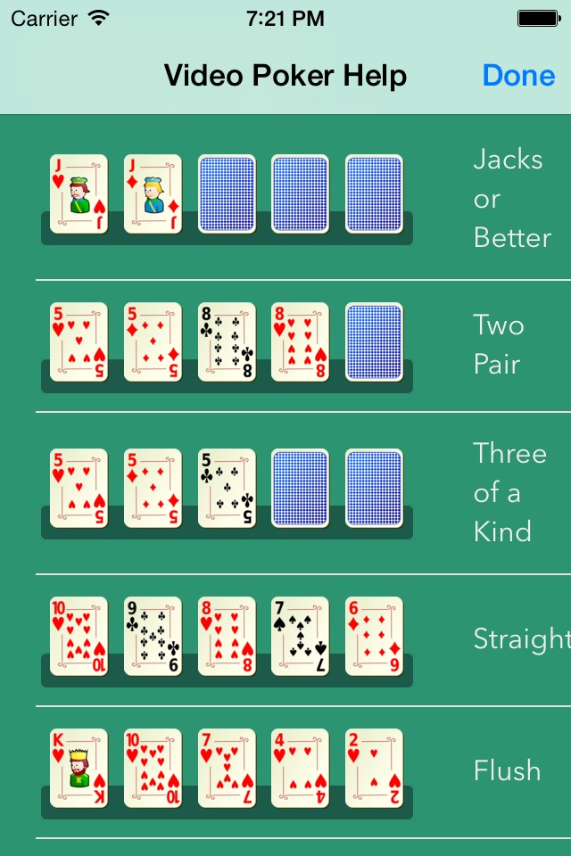 Perfect Video Poker + Watch screenshot 3