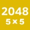 Swipe the numbers and get to the 2048 tile, with the size 5x5