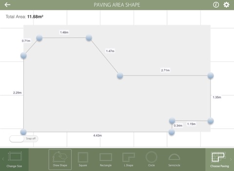 Marshalls Paving Planner screenshot 2