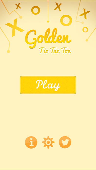 Golden Tic Tac Toe screenshot 1