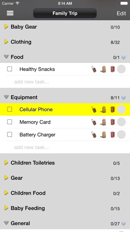 iReady Trip - essential packing list for every travel and sport activity screenshot-3