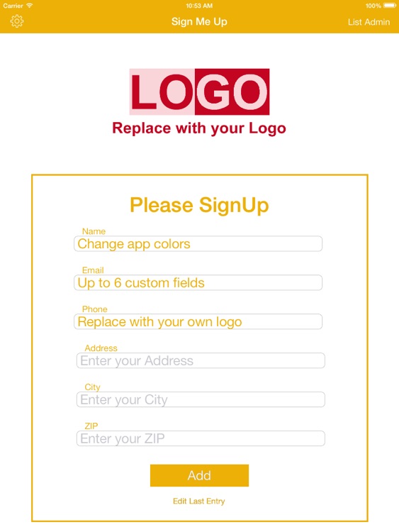 Sign-Up Sheet HD screenshot-4