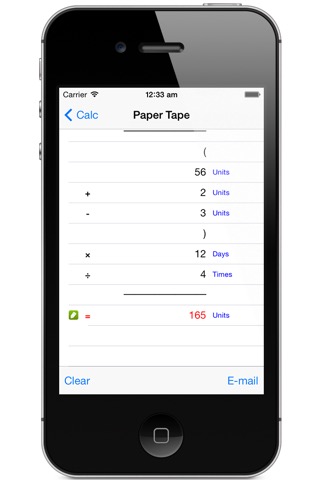 電卓のHD ％無料 - アプリ、 iPhoneとiPodのための式ディスプレイ＆注目紙テープでプロ基本CalculaterのAppのおすすめ画像4