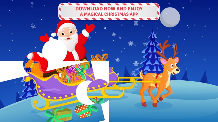 Christmas Fun ! Free - All in One Christmas Puzzle Coloring and Activity Center for Preschool Kids
