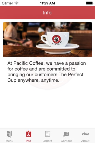 Pacific Coffee Cyprus screenshot 3