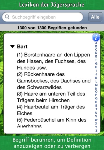 Jägerlexikon screenshot 3