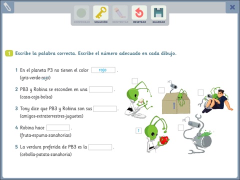 PB3 y las verduras - ELI screenshot 3