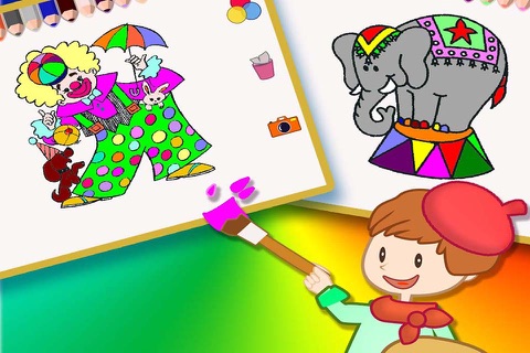 ABC Coloring Book 18 - Making the Circus Colorful screenshot 2