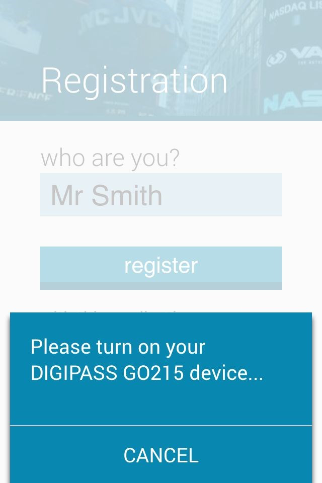 DIGIPASS GO215 Demo