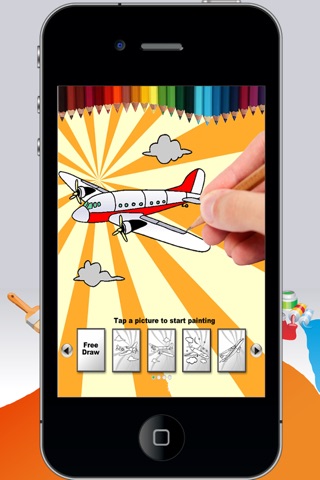 Planes Coloring-Book screenshot 2