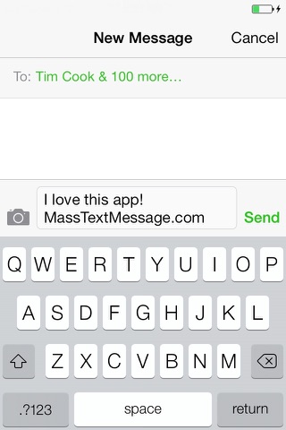 Mass Text Message Basic screenshot 4