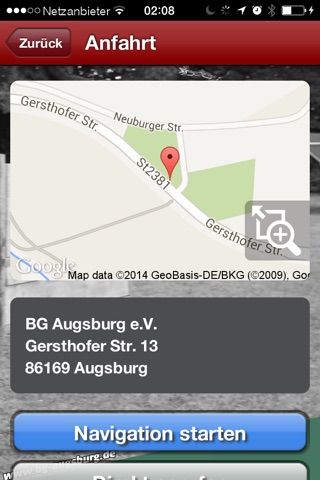 Meine BG Augsburg screenshot 2