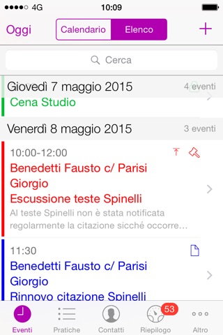 Agenda Legale Scicchitano screenshot 2