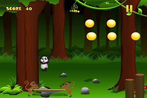 Jumping Bubble Panda - Two Monkeys and a Bear screenshot 4