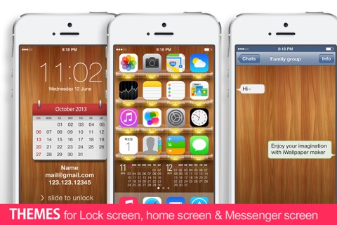 iWallpaper Maker Lite :  Custom Wallpaper theme ( for home screen, lock screen, kakao, whatsapp ) screenshot 4