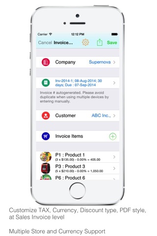 Retail Store Manager: Invoice screenshot 2
