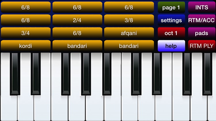 oriental / international organ keyboard screenshot-0