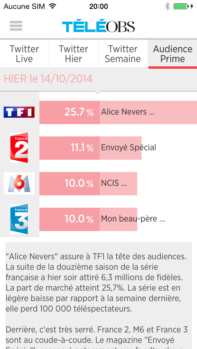 Programme Tv Ce Soir Toutes Les Chaînes Nouvel Obs TéléObs - programme TV, actu, sélection et critique par l'Obs app
