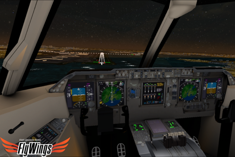 Flight Simuator New York FlyWings Night Fly 2015 screenshot 3