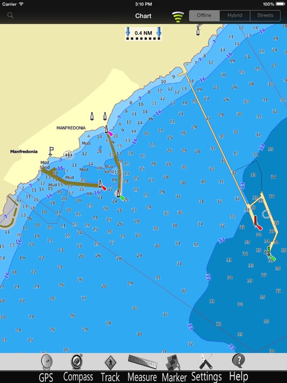 Apulia GPS Nautical Charts Pro