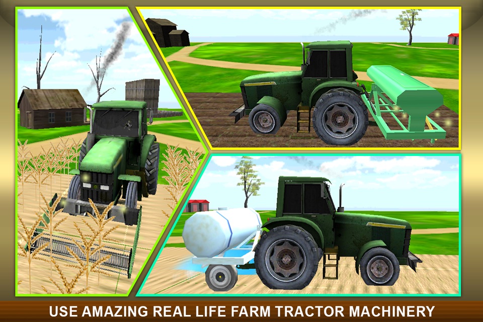 Real Farm Tractor Simulator 3D screenshot 2