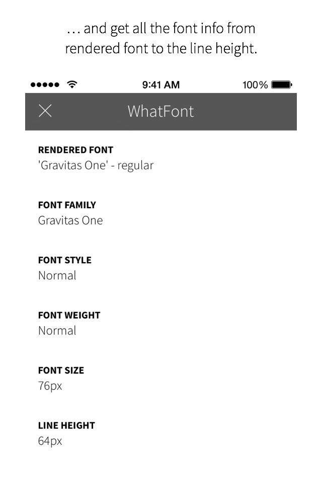 WhatFont screenshot 3