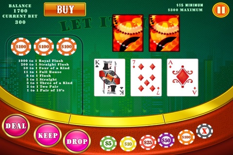 AAA Let it Hit the Vegas City & Win Big Fortune Cards Game - Fun Tower of Jackpot Casino Bash Pro screenshot 4