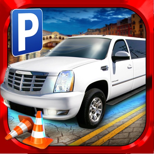 Limo Parking Driving Games icon