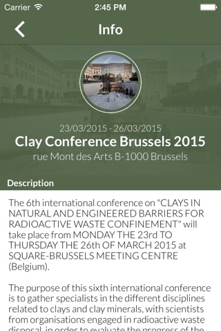 Clay Conference Brussels 2015 screenshot 3