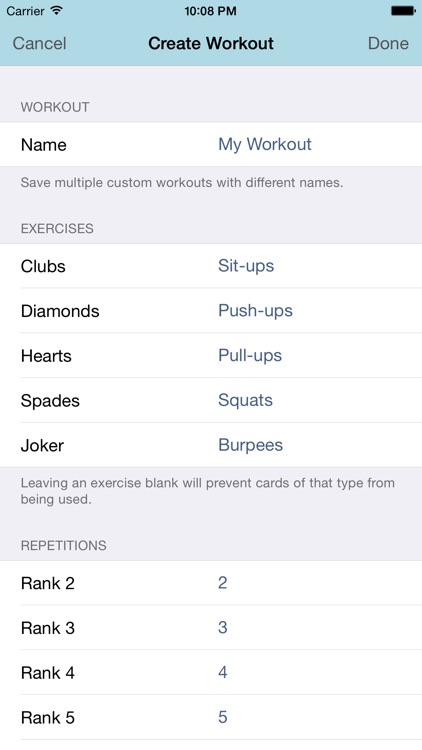 RipDeck - Deck of Cards Workout screenshot-3