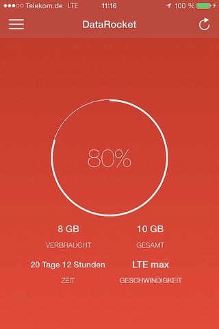 DataRocket Data Usage Monitor screenshot 4