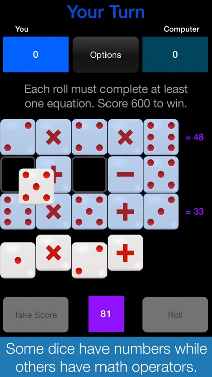 Equation Dice