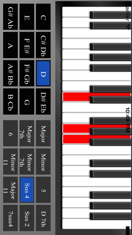 piano chord chart