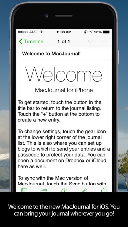 MacJournal for iPhone
